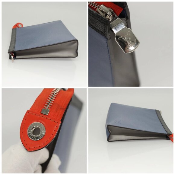 LOUIS VUITTON Epi Pochette Voyage Clutch Bag Blue M62912 LV Auth 120320 - Picture 16 of 16